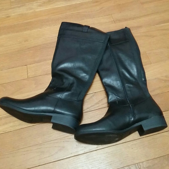 Faded glory black high boots - Picture 11 of 12